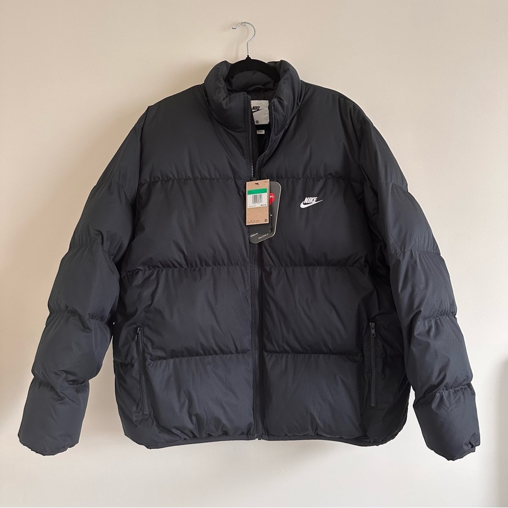 Nike Charcoal Gray Puffer Jacket